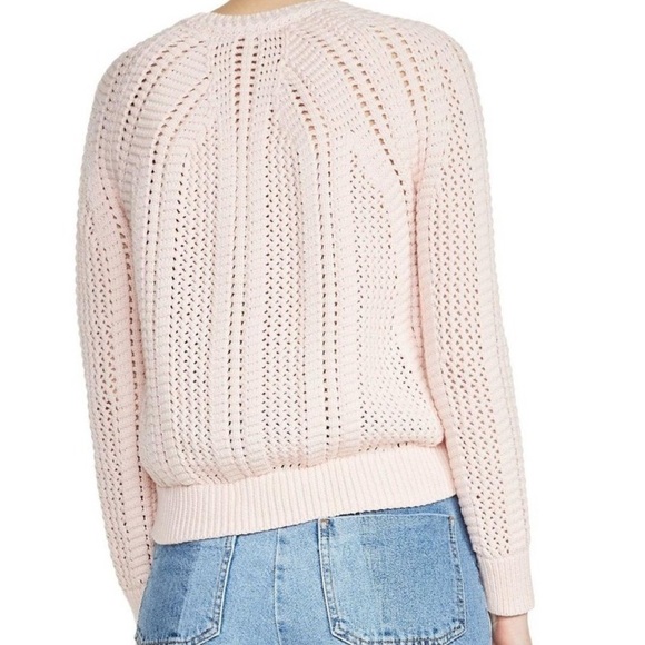 Maje Open Knit Cropped Margarita Sweater Size XS - Picture 2 of 14